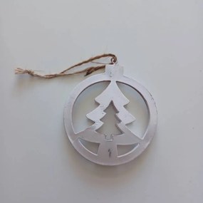 DECOLED Kovová vianočná závesná ozdoba s patinou