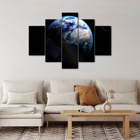 Obraz Zeme a Mesiaca (150x105 cm)