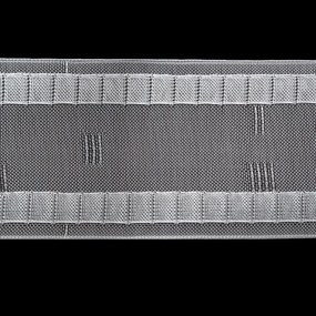 Riasiaca páska Multi Wave š. 7,5 cm - Biela