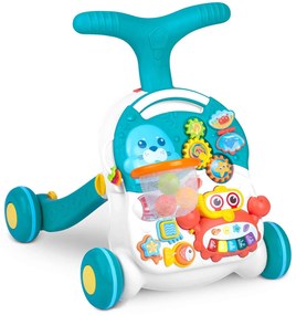 Ricokids Vzdelávacie chodítko 3v1 RK-810 biely a modrý