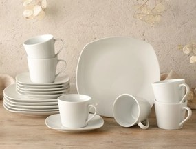 Kávový servis (18 dielov) Amelie, biely