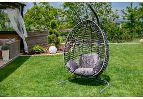 AKCIA Svetlosivé závesné kreslo bez stojana NARS II. akosť