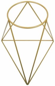 Stojan na kvetináč TRIANGL 40x45 cm zlatá