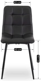 PROXIMA.store - Jedálenská stolička DALVIN