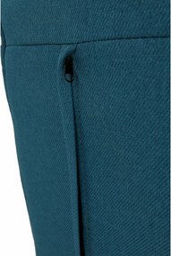 KONDELA Farido rozkladacie kreslo tyrkysová / dub