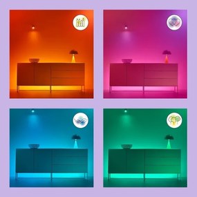 WiZ - LED RGB Stmievateľné stropné svietidlo SUPERSLIM LED/22W/230V Wi-Fi biela