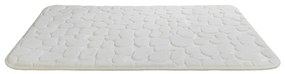 Béžová kúpeľňová predložka s pamäťovou penou Wenko Beige, 80 × 50 cm