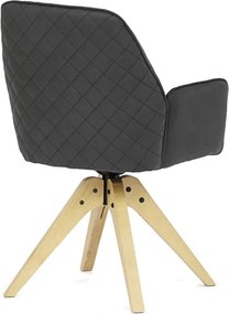 Jedálenská stolička čierna HC-539 BK3