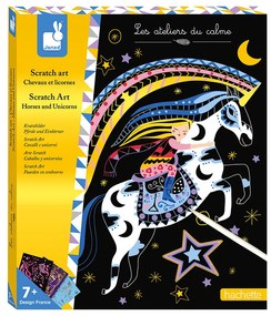 Atelier Maxi - vyškrabovacie obrázky kone a jednorožce