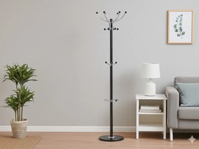 CH Stojanový vešiak Kazer - čierna