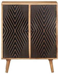 vidaXL Komoda 60x35x75 cm masívne akáciové drevo