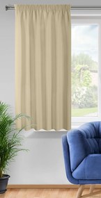 KRÁTKY ZÁVES NA PÁSKE RITA 140X175 CM BÉŽOVÁ