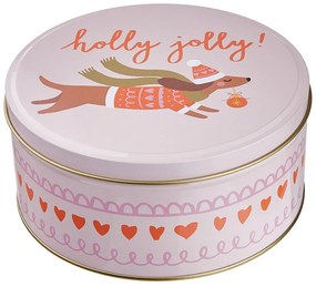 COOKIE JAR Dóza okrúhla jazvečík 16,7 cm