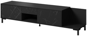 Cama Marmo TV stolík - čierna