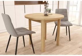 Kulatý jídelní stůl Adam 80 cm dub cremona torro