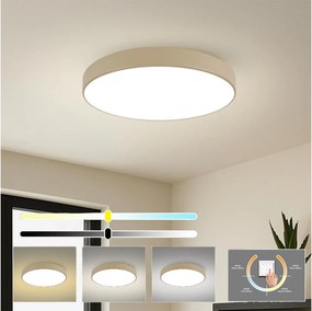 Brilagi-LED Stropné svietidlo POOL LED/100W/230V 3000/4500/6000K pr. 80 cm béžové