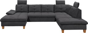 XXXLutz SEDACIA SÚPRAVA, textil, antracitová MID.YOU - Sedačky - 002220054202