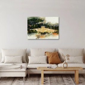 Obraz - Chrám Dia, Atény, Grécko (70x50 cm)
