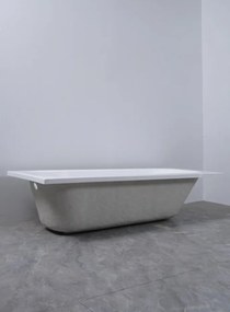 Erga Pureline-O, vaňa 1700x700x400 mm bez nožičiek, biela lesklá, ERG-V07-PURELINE-O-170x070-WH