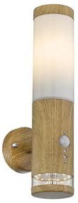 Globo 34070S - Vonkajšie nástenné svietidlo so senzorom JAICY 1xE27/15W/230V IP44