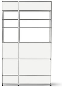 Kovový vešiak »CN3« s 2 tyčami na oblečenie a 4 zásuvkami