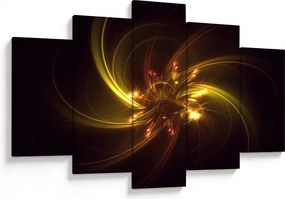 Obraz - abstrakcia vrtuľky (150x105 cm)