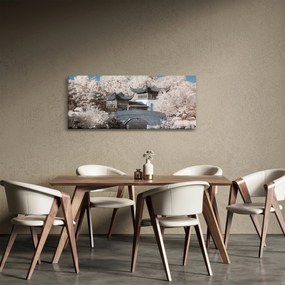 Obraz - Rozkvitnuté stromy v Ázii (120x50 cm)