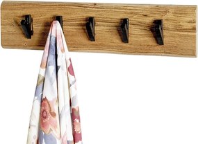 Věšiak na stenu Riviera, šírka 60 cm, masivna akácia