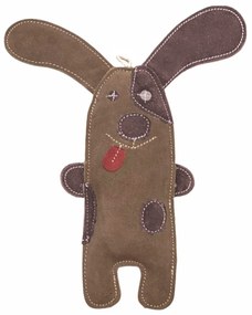 PafDog Psík Willy hračka pre psov z kože a juty, 32 cm