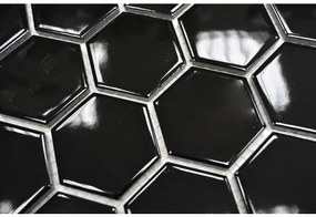 Keramická mozaika HX 090 čierna, lesklá 32,5 x 28,1 cm