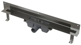 Sprchový žľab Alca 85 cm nerez lesk pro vložení dlažby APZ5-TWIN-850, 1 ks