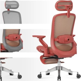 Kancelárska stolička LeadPro 8.7 Red