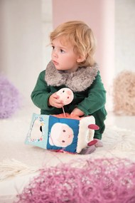 Lilliputiens - textilná kocka s aktivitami - vlk Ľudovít