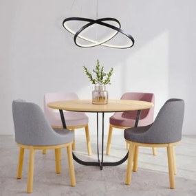 LED Luster na lanku LEA LED/35W/230V 4000K pr. 60 cm čierna