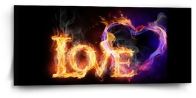Sablio Obraz Love - 110x50 cm