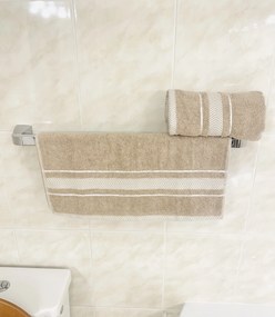 Froté osuška deluxe Monako hnedý 70x140cm