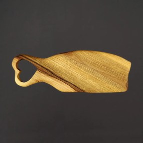 AMADEA Drevená doštička srdce, masívne drevo, 29 x 10,5 cm, český výrobok