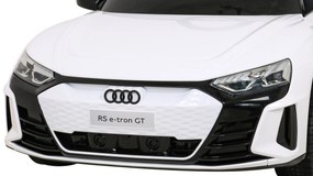 RAMIZ Elektrická autíčko Audi RS E-Tron GT - biele - 4x25W - BATÉRIA - 12V7Ah - 2023