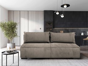 XXXLutz ROZKLADACIA POHOVKA, textil, svetlohnedá MID.YOU - Sedačky - 001574006302