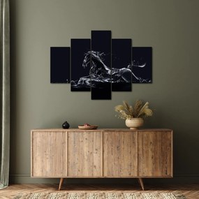 Obraz - Kôň a voda (150x105 cm)