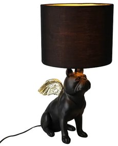 Čierno zlatá dekoratívna lampa BULLI