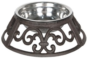 Miska v kovovom stojane - Ø 23*8 cm / 0,435L