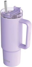 Nerezový termohrnček so slamkou Stream Purple 950 ml