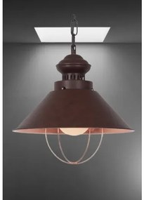 Industry copper závesna lampa s retiazkou Ø34*120