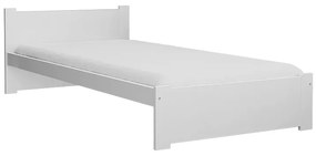 Posteľ IKAROS 90 x 200 cm, biela Rošt: S latkovým roštom, Matrac: Matrac COCO MAXI 20 cm
