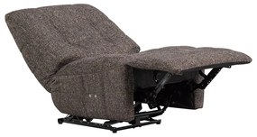 Antracitové polohovacie relaxačné kreslo Hein – WOOOD