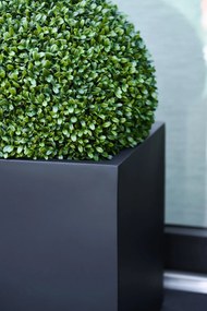 Kvetináč BLOCK, sklolaminát, 45x45x45 cm, antracit