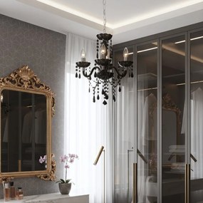 Toolight Toolight, stropné svietidlo 3xE14, EBT005-3CP, čierna, OSW-01240