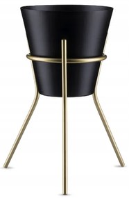 Kvetináč na stojane LOFT 20 cm čierny