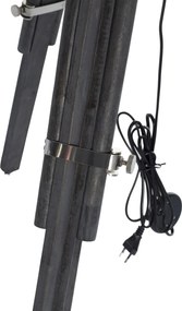 Stojacia lampa Graphite Blossom 155cm